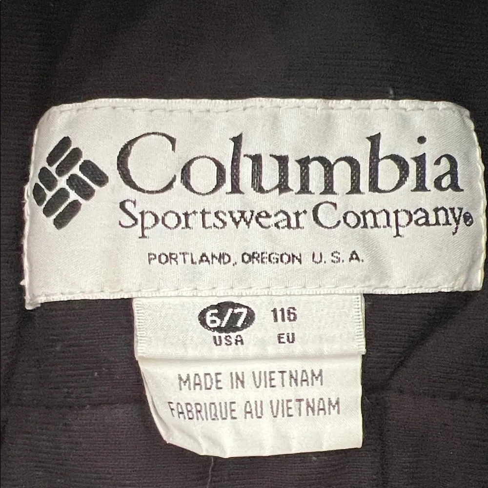 Columbia Black and Blue Sportswear Jacket